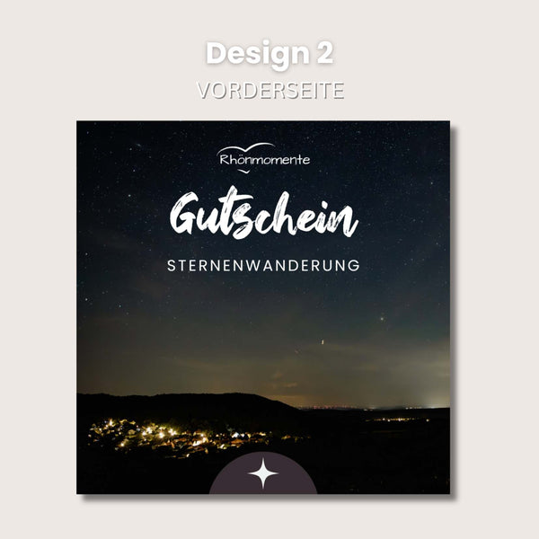 PDF Gutschein Sternenwanderung