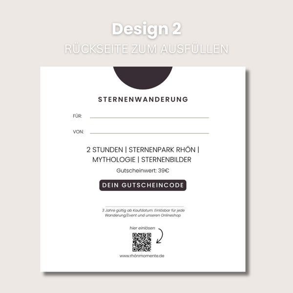 PDF Gutschein Sternenwanderung