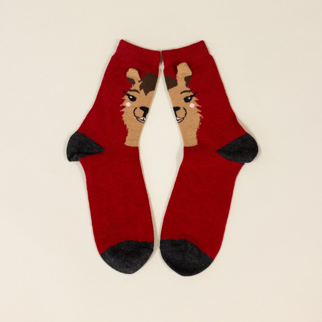 Alpaka 3D Socken