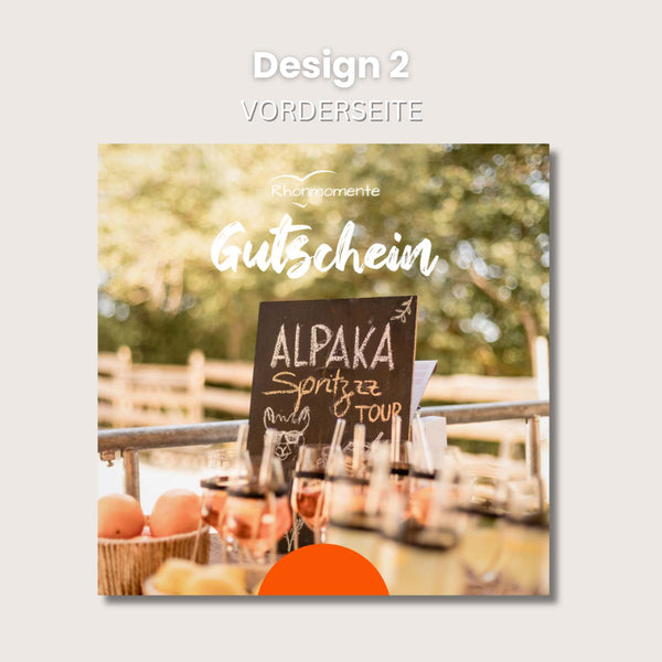 PDF Gutschein Alpaka Spritz Tour