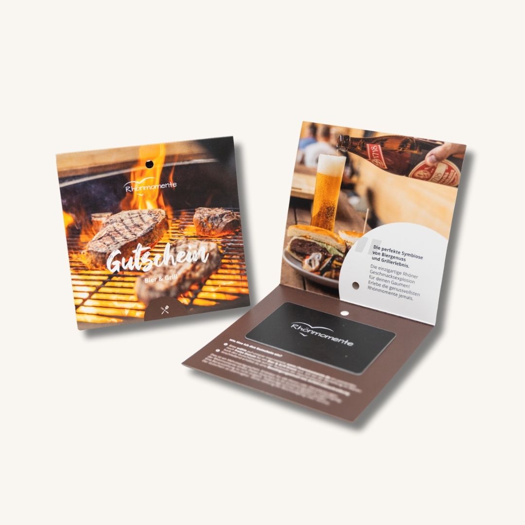 Gutschein Bier + Grill