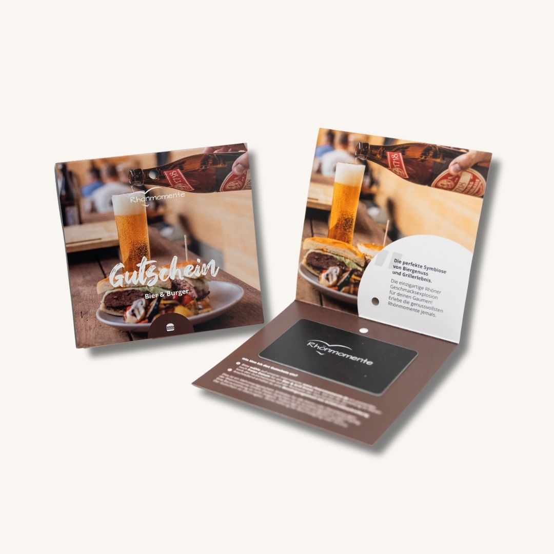 Gutschein Bier & Burger