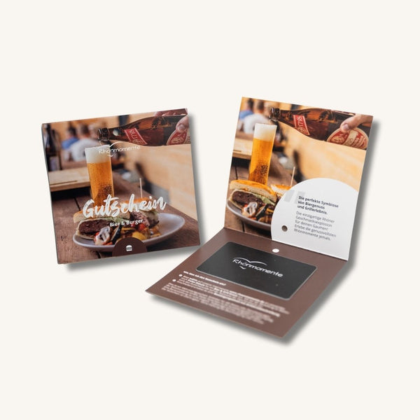 Gutschein Bier & Burger