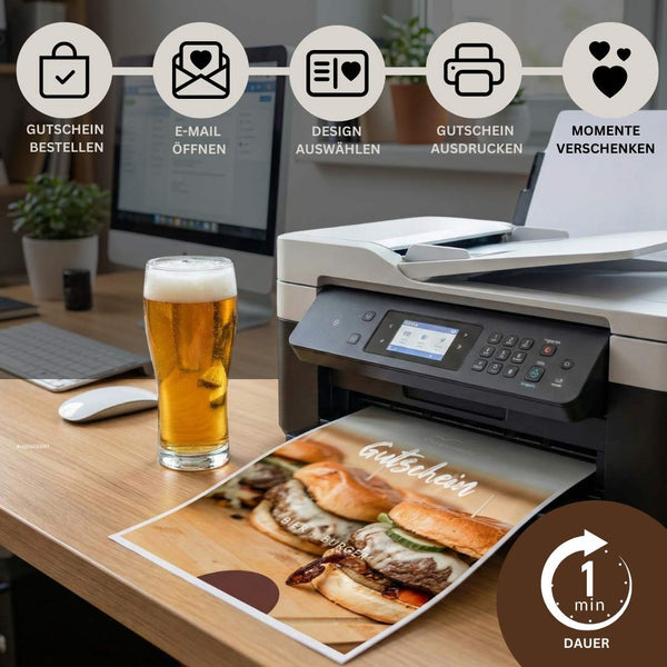 PDF Gutschein Bier + Burger