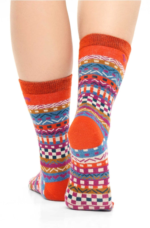 Baby Alpaka Caleido Socken