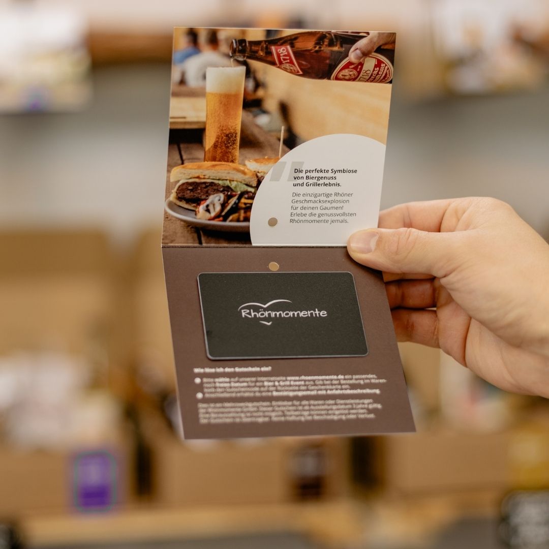 Gutschein Bier + Grill