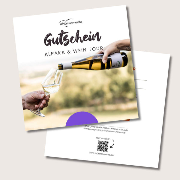 PDF Gutschein Alpaka & Wein