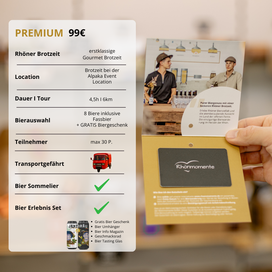 Gutschein Bierwanderung