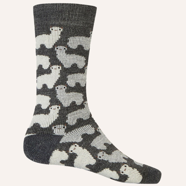 Alpaka Frotteesocken Comic