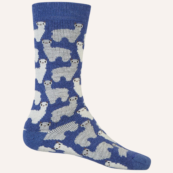 Alpaka Frotteesocken Comic