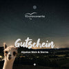 PDF Gutschein Alpakas, Wein & Sterne