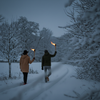 Fackelwanderung – natürliche Abenddämmerung